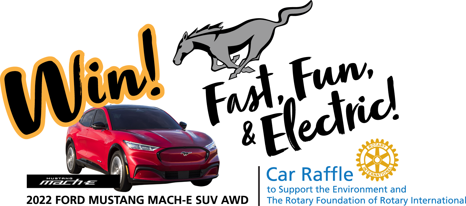 Win! Fast, Fun, & Electric! Mustang Mach E Car Raffle
