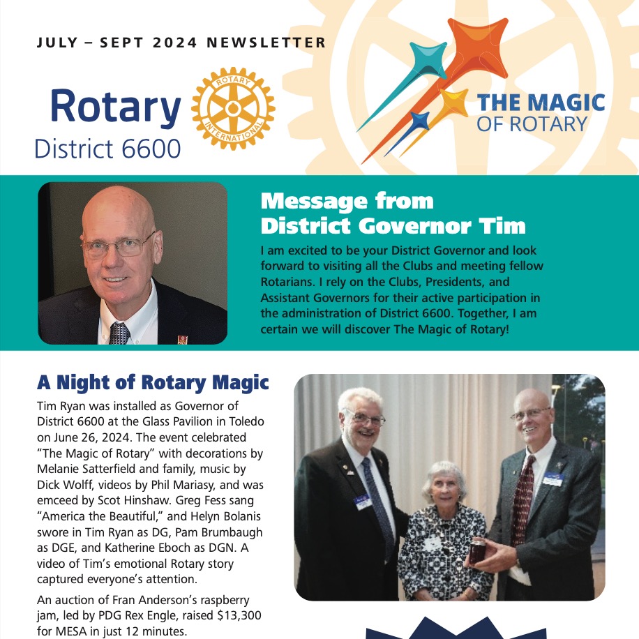 Rotary District 6600 News