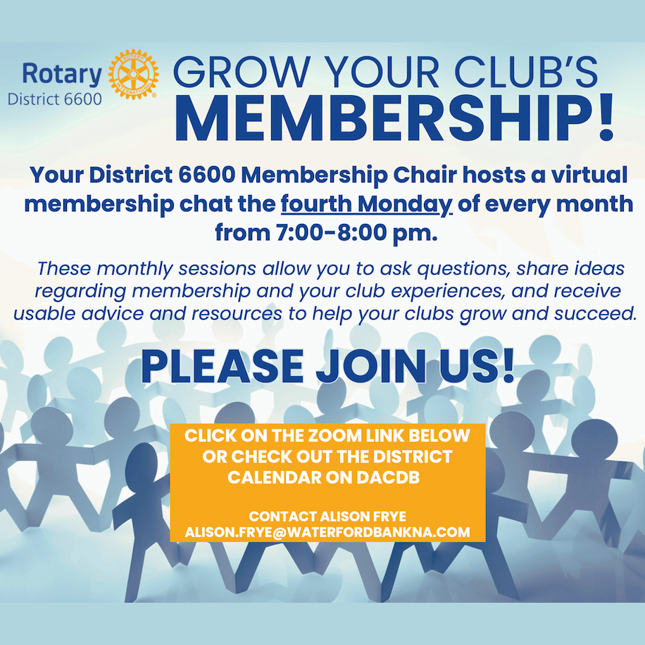 Rotary District 6600 Membership
