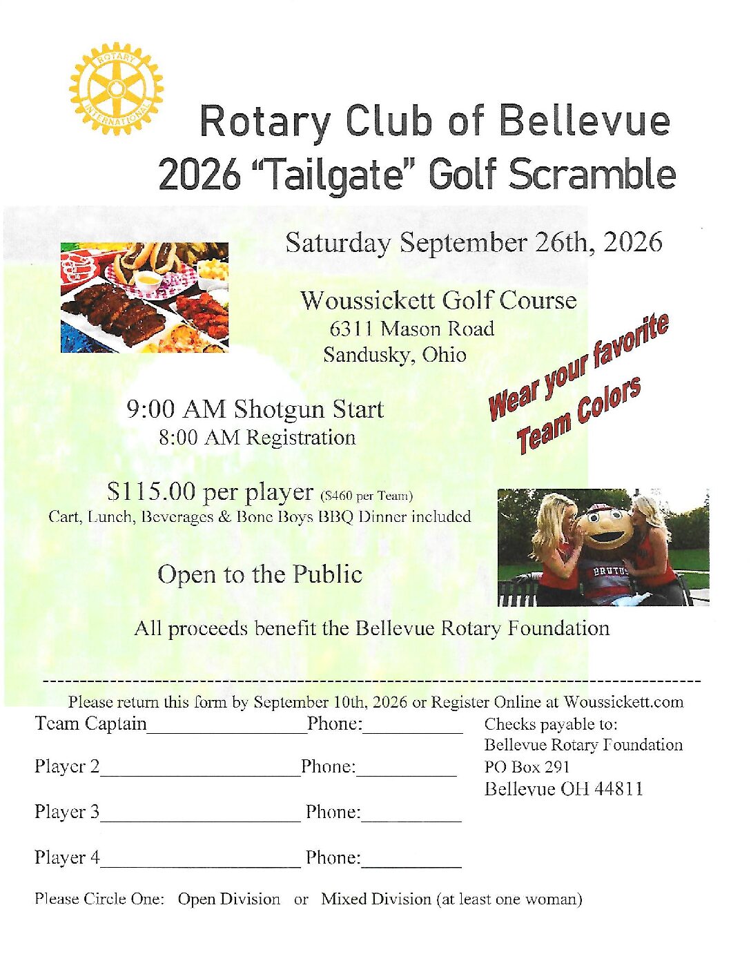 Bellevue Golf Scramble