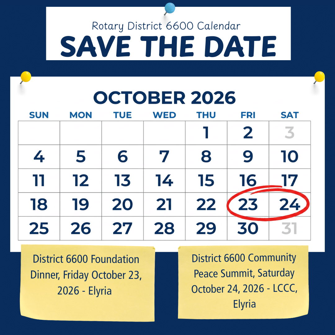 Save the Date - October